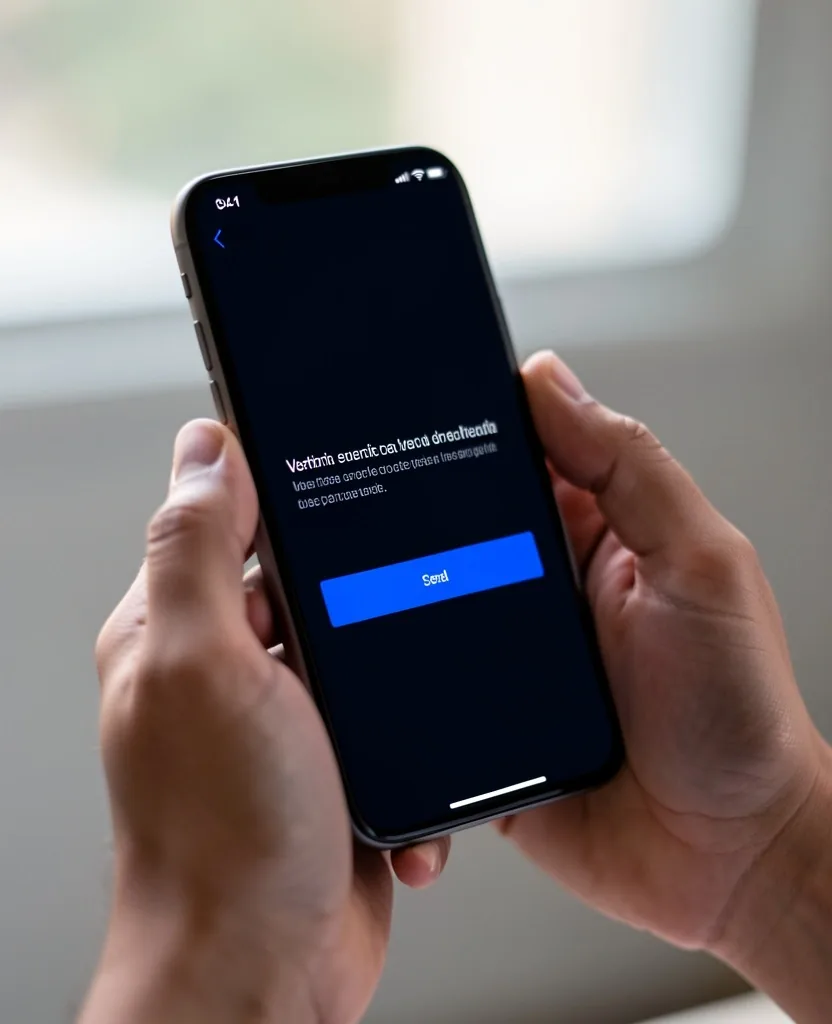 Smartphone con verificación de dos factores